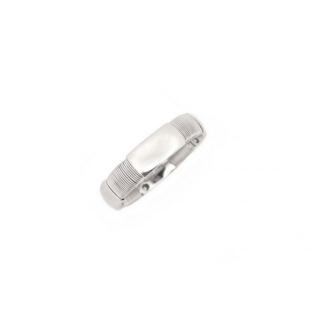 BAGUE HERMES TAILLE 61 EN OR BLANC 18K 7.4GR + BOITE WHITE GOLD RING