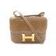 VINTAGE SAC A MAIN HERMES CONSTANCE 24 EN CUIR CROCODILE POROSUS HAND BAG 19000€