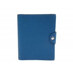 COUVERTURE DE CAHIER HERMES ULYSSE PM EN CUIR TOGO NEUF LEATHER BOOK COVER 273€