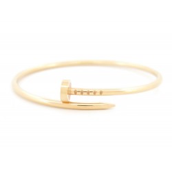 NEUF BRACELET CARTIER JUSTE UN CLOU PM CRB6062617 EN OR JAUNE 15 CM JEWEL 3450€