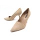 CHAUSSURES LOUIS VUITTON ESCARPINS DIANA PUMP 37 EN DAIM BEIGE SUEDE SHOES 1100€