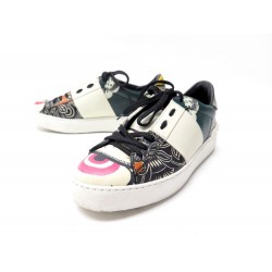 CHAUSSURES VALENTINO OPEN FLOWER BASKETS 37.5 IT 38.5 FR SNEAKERS SHOES 900€