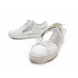 CHAUSSURES VALENTINO OPEN ROCKSTUD PW2S0781 BASKETS 38.5 CUIR SNEAKERS SHOE 520€