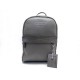 NEUF SAC A DOS LANCEL A10058 EN CUIR GRAINE GRIS NEW LEATHER BACKPACK BAG 625€