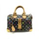 SAC A MAIN LOUIS VUITTON SPEEDY 30 M92642 TOILE MONOGRAM MURAKAMI NOIR BAG 2780€