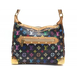 SAC A MAIN LOUIS VUITTON BOULOGNE M92638 TOILE MONOGRAM MURAKAMI NOIR BAG 2200€