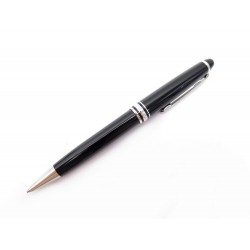 NEUF STYLO BILLE MONTBLANC MEISTERSTUCK CLASSIQUE PLATINE NOIR BALLPOINT 405€