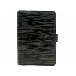 COUVERTURE LOUIS VUITTON PORTE AGENDA EN CUIR EPI NOIR LEATHER DIARY HOLDER 290€