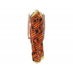 NEUF PAREO HERMES PARIS MOTIF TRIBAL ANIMAUX FOULARD CHALE DE PLAGE SCARF 475€