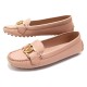 NEUF CHAUSSURES LOUIS VUITTON DAUPHINE 39 MOCASSINS CUIR BEIGE +BOITE SHOES 595€