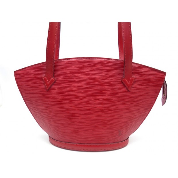 SAC A MAIN LOUIS VUITTON SAINT JACQUES PM CUIR EPI ROUGE + BOITE HAND BAG 1640€