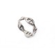 BAGUE HERMES CHAINE D'ANCRE ENCHAINEE PETIT MODELE H109507B00048 T54 ARGENT 300€