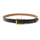 VINTAGE CEINTURE HERMES TAILLE 90 EN CUIR MARRON FONCE BROWN LEATHER BELT 580€