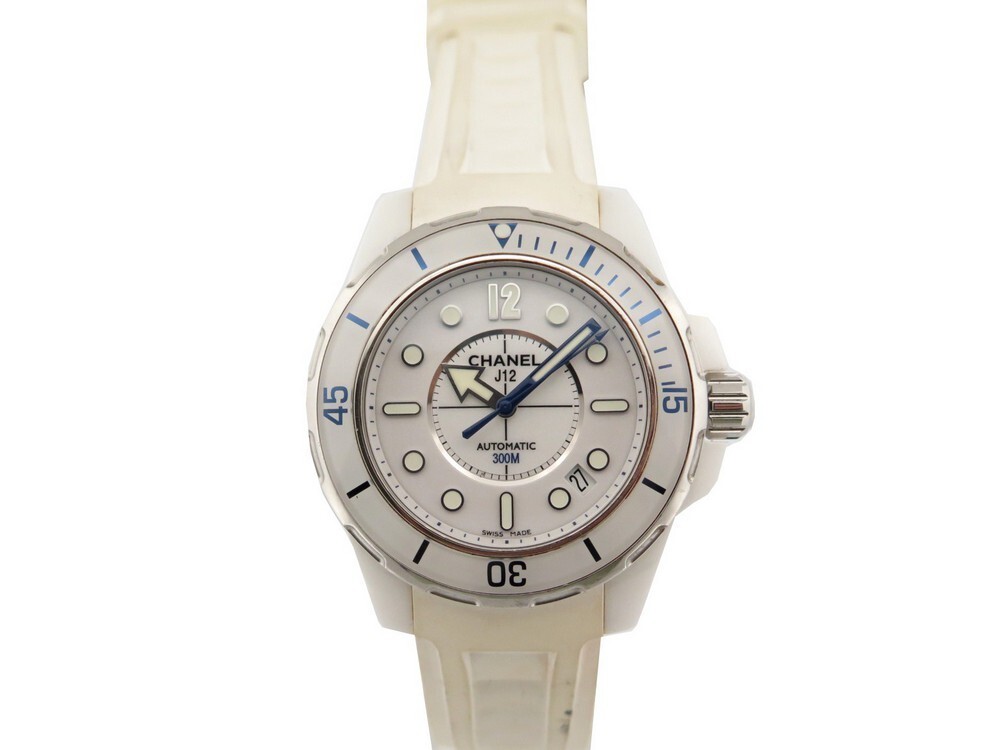 J12 marine watch Chanel Black in Rubber - 30479645