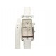 MONTRE HERMES CAPE COD DEUX ZONES CC3.210 40 MM QUARTZ ACIER & CUIR BLANC WATCH