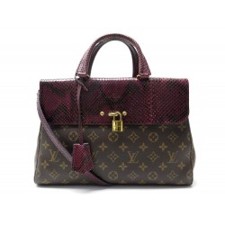 NEUF SAC A MAIN LOUIS VUITTON VENUS BANDOULIERE ED LIMITEE PYTHON TOILE MONOGRAM