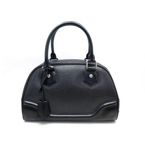 SAC A MAIN LOUIS VUITTON BOWLING MONTAIGNE PM M59322 EN CUIR EPI NOIR BAG 2500€