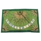 DRAP DE PLAGE HERMES CADRAN SOLAIRE SERVIETTE BAIN COTON VERT BEACH TOWEL 475€