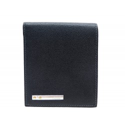 NEUF PORTEFEUILLE CARTIER PORTE CARTES CUIR GRAINE NOIR CARD HOLDER WALLET 590€