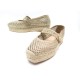 NEUF CHAUSSURES CHRISTIAN DIOR GRANVILLE 38 IT 39 FR ESPADRILLE TOILE BEIGE 650€