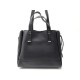 NEUF SAC A MAIN JEROME DREYFUSS GEORGES M CUIR NOIR ARGENT LEATHER HANDBAG 840€