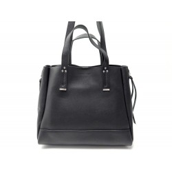 NEUF SAC A MAIN JEROME DREYFUSS GEORGES M CUIR NOIR ARGENT LEATHER HANDBAG 840€