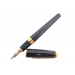 STYLO PLUME ST DUPONT OLYMPIO LAQUE DE CHINE NOIRE BLACK LAKE FOUNTAIN PEN 550€