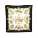 FOULARD HERMES LES CHEVAUX DES MOGHOLS FOUGEROLLE CARRE 90 SOIE SCARF 460€