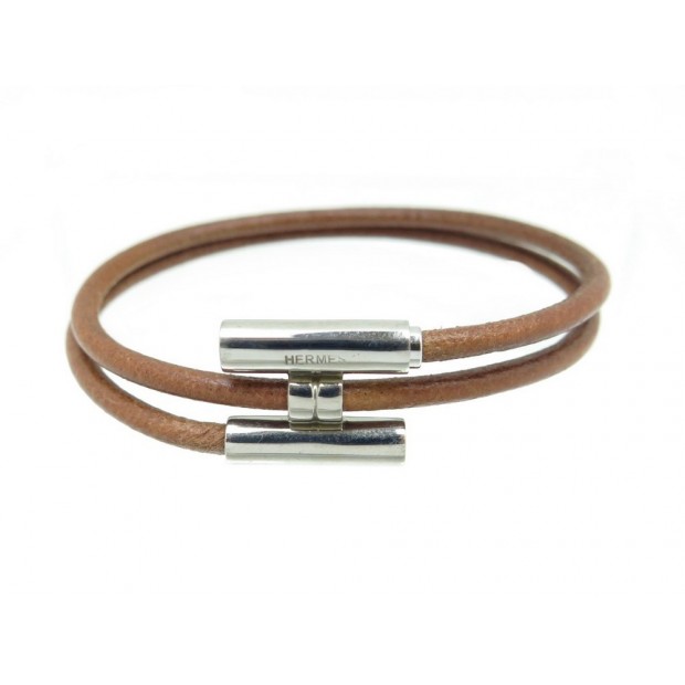 bracelet hermes tournis double tourbillon cuir