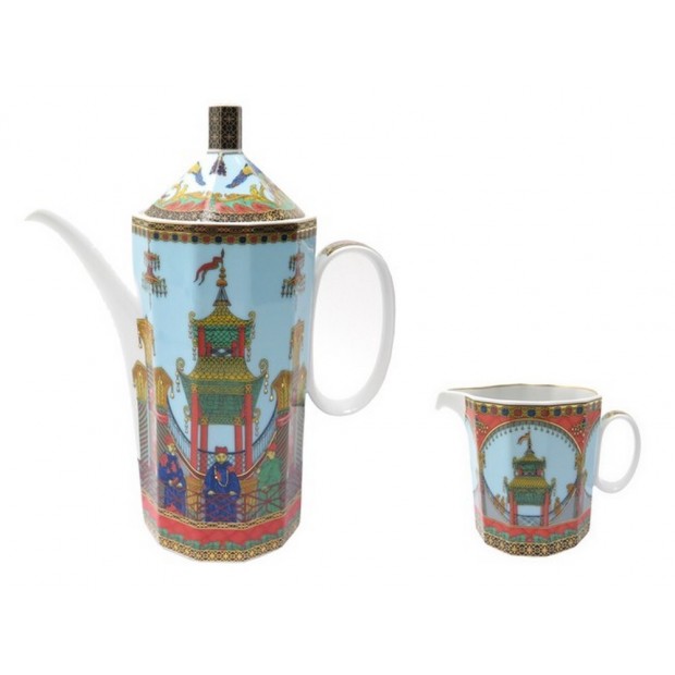 LOT POT A LAIT THEIERE VERSACE ROSENTHAL LE VOYAGE DE MARCO POLO PORCELAINE