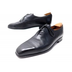 CHAUSSURES BERLUTI RICHELIEU 7.5 41.5 CUIR NOIR EMBAUCHOIRS LEATHER SHOES 1985€