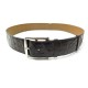 CEINTURE HERMES ETRIVIERE T90 EN CUIR DE CROCODILE POROSUS BOUCLE BELT 3600€