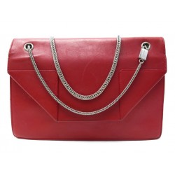 SAC A MAIN SAINT LAURENT BETTY 314515 CUIR ROUGE BANDOULIERE HANDBAG PURSE 2000€