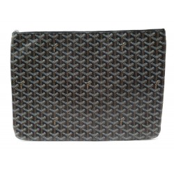 NEUF GOYARD POCHETTE SENAT GM TOILE GOYARDINE 2GMLTY01CL01P 40.5CM HAND BAG