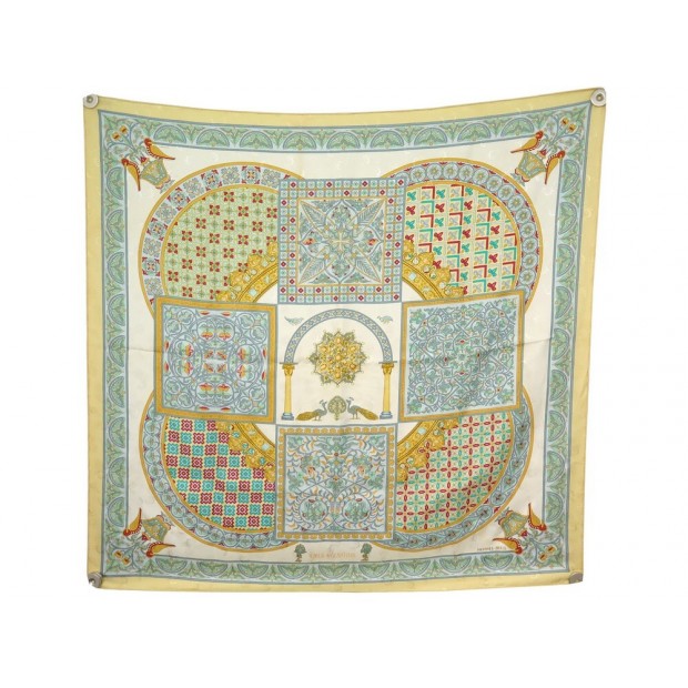 rare foulard hermes ciels byzantins julia abadie soie