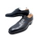 CHAUSSURES JM WESTON 300 RICHELIEU 9C 43 FIN EN CUIR NOIR BLACK SHOES 790€