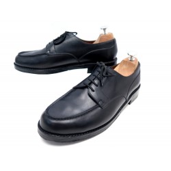 CHAUSSURES JM WESTON 641 LE GOLF 8.5D 42.5 DERBY EN CUIR NOIR BLACK SHOES 820€