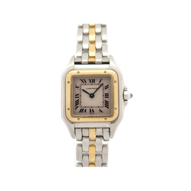 MONTRE CARTIER PANTHERE PM 1120C 22 MM OR ET ACIER QUARTZ STEEL GOLD WATCH 6900€