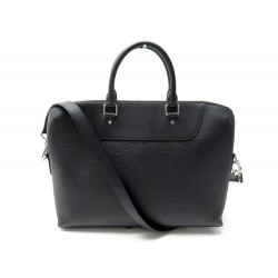 SACOCHE VUITTON PORTE DOCUMENT JOUR M50163 CUIR EPI NOIR BANDOULIERE BAG 2550€