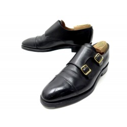 CHAUSSURES JOHN LOBB WILLIAM BOUCLES EN CUIR GRAINE 08.5D 42.5 FIN SHOES 1280€