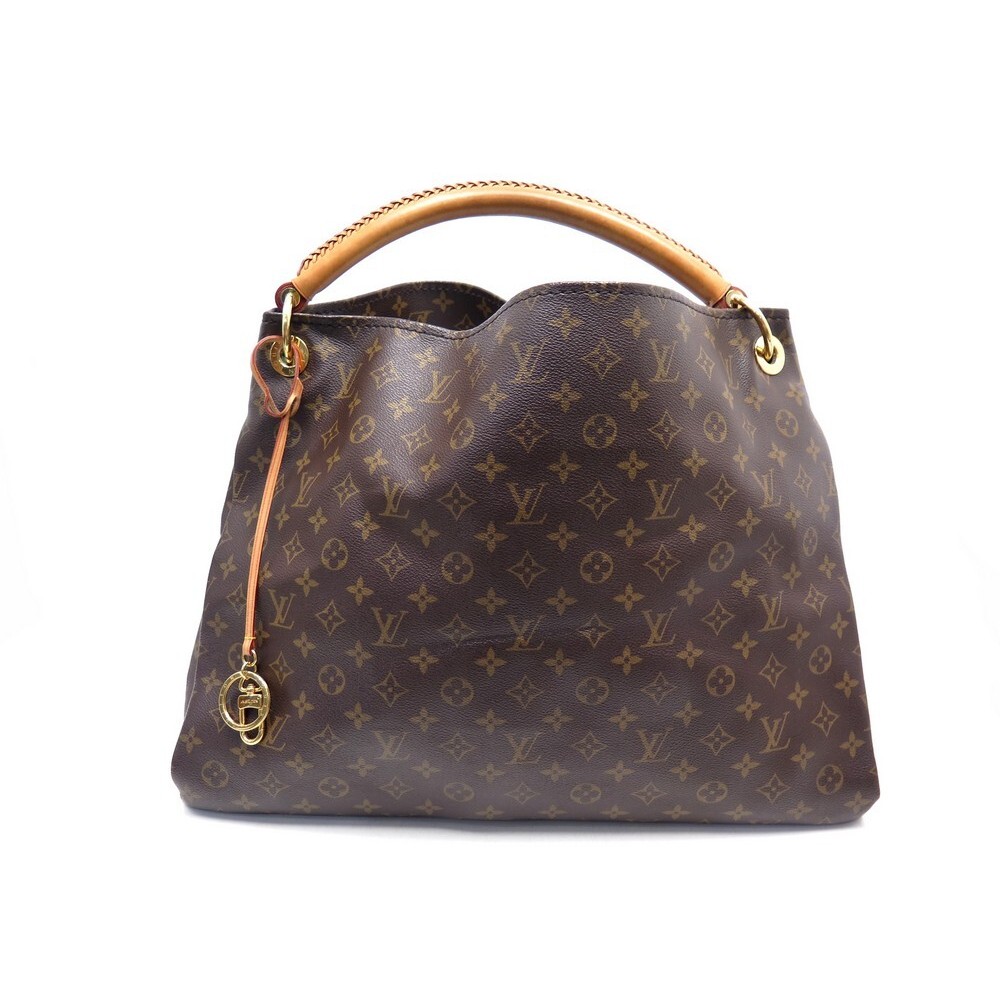 LOUIS VUITTON tote bag in brown monogram canvas and natural leather   VALOIS VINTAGE PARIS