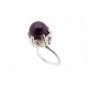 BAGUE BACCARAT PERLE ARGENT MURMURE + ECRIN 