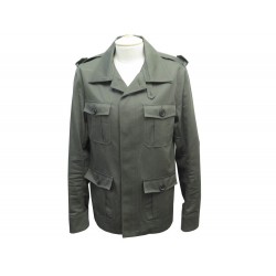 VESTE BLOUSON DIOR HOMME SAHARIENNE 5EH1042693 M 50 SLIMANE COTON JACKET 2500€