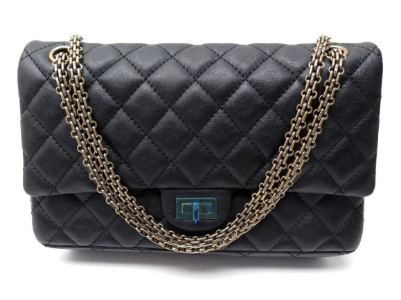  sac a main chanel grand 2.55 en cuir matelasse