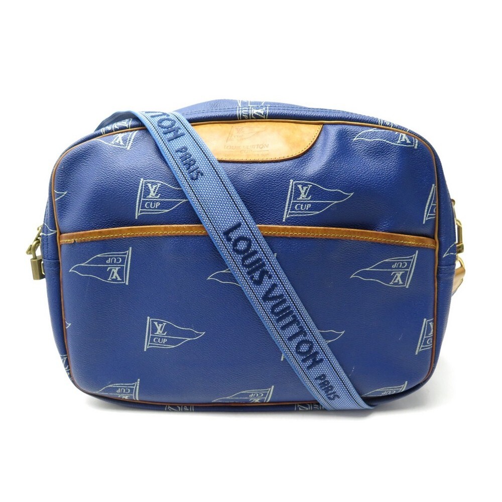 Louis Vuitton 1991 Blue LV Cup Sac San Diego Crossbody Bag