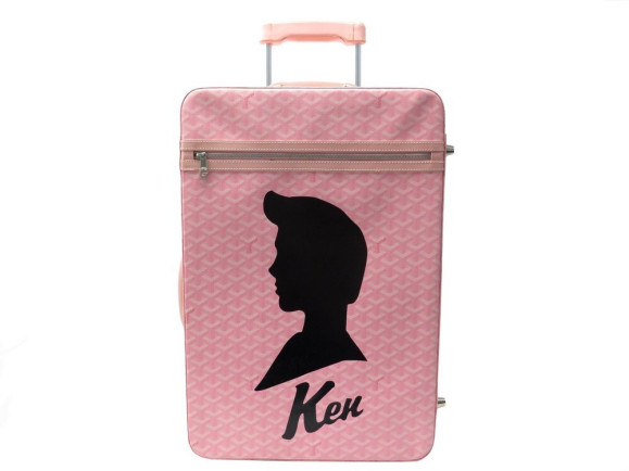 valise goyard trolley barbie ken en toile goyardine