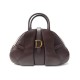 SAC A MAIN CHRISTIAN DIOR DOUBLE SADDLE BOWLER CUIR MARRON GRAINE HAND BAG 1520€