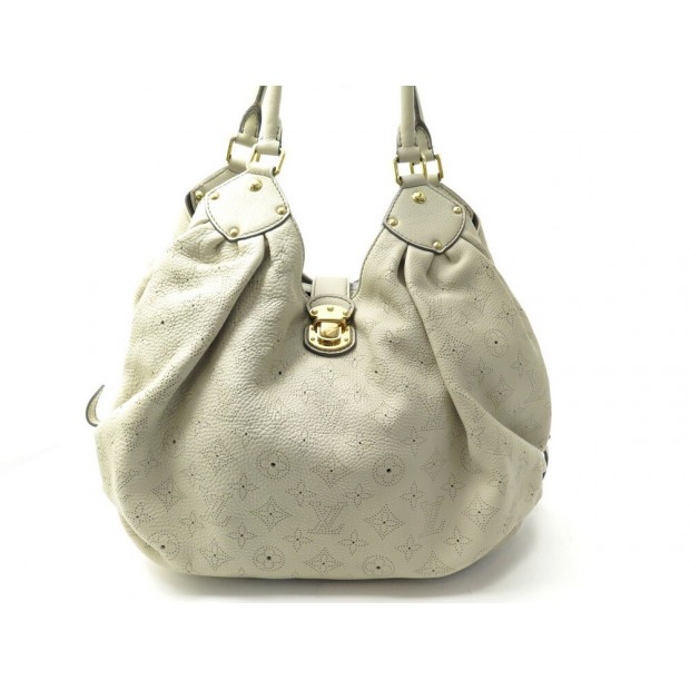 SAC A MAIN LOUIS VUITTON SOLAR PM CUIR MAHINA PERFORE BEIGE HANDBAG PURSE 3955€