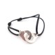 BRACELET DINH VAN MENOTTES R12 EN ARGENT MASSIF CORDON NOIR SILVER JEWEL 310€