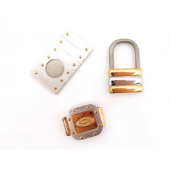 LOT CARTIER TRINITY COUPE CIGARES + PINCE A BILLET + CADENAS 3 ORS PADLOCK